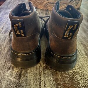 Dr. Martens Dark Brown Boots with Black Soles
